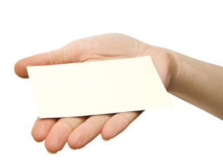 Obraz premium card blank