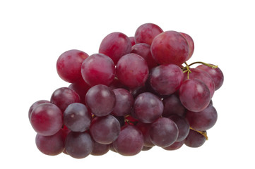 Bunch of red grapes