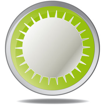 Vector illustration green environmental bubbles on white