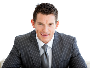 Portrait of a smiling confident businessman