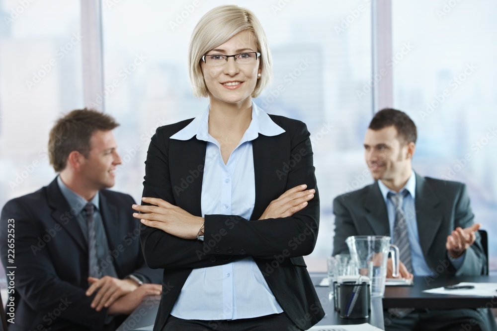 Wall mural Portrait of businesswoman