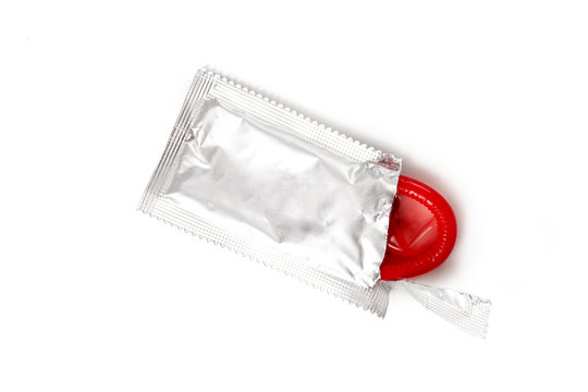 red condom