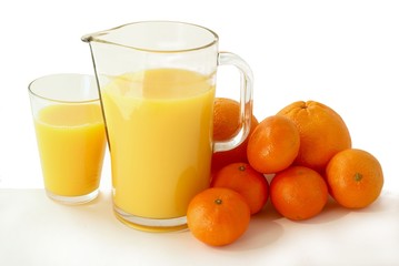 oranges and juice