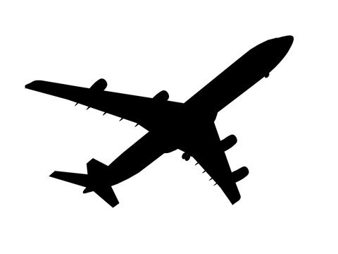airbus aeroplane airplane silhouette cg