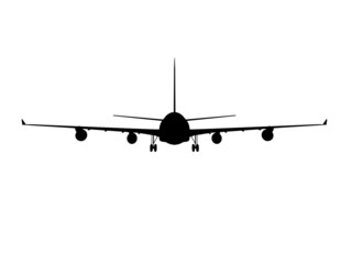 airplane airbus  silhouette cg