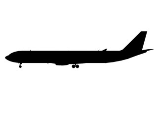 airplane airbus  silhouette cg