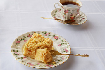 morning with tea and cake