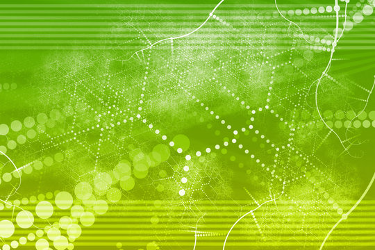 Technology Industrial Network Abstract