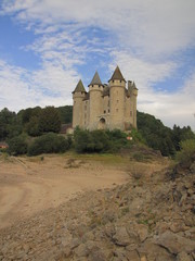 Naklejka premium Château de Val ; Auvergne ; Limousin