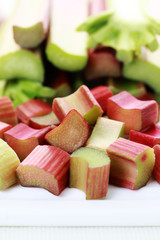 fresh rhubarb