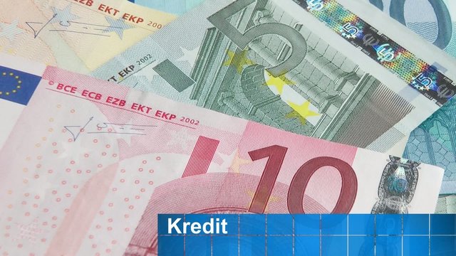 Geldscheine und Kredit Video