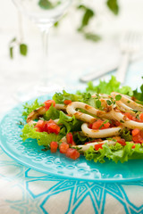 Grilled calamari