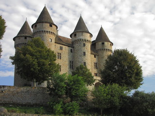Fototapeta na wymiar Château de Val, Auvergne, Limousin