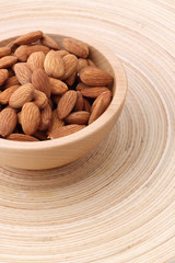 Bowl of almonds