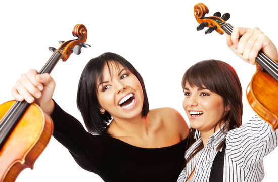 happy violinists graduates