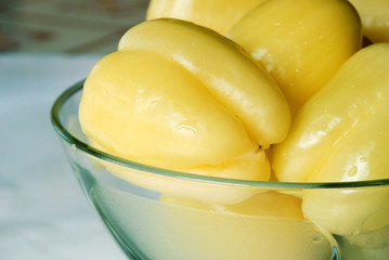 Yellow sweet paprika