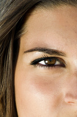 Naklejka premium Face Close-up