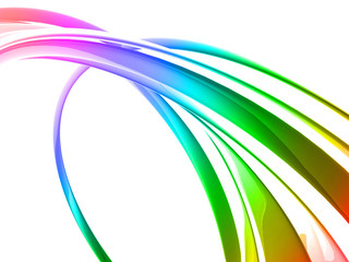 bunte Regenbogenstreifen