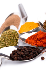 various ground spices
