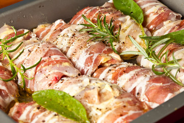 Involtini di pollo