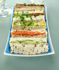 Plate Of Sandwiches