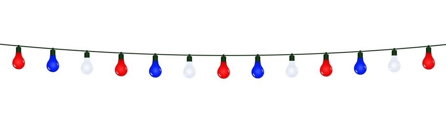 Guirlande bleu blanc rouge