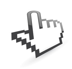 Obraz premium hand mouse symbol