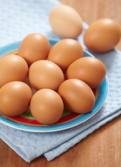 brown eggs