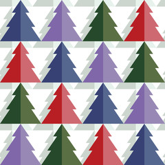 Obraz premium abstract Christmas tree seamless background