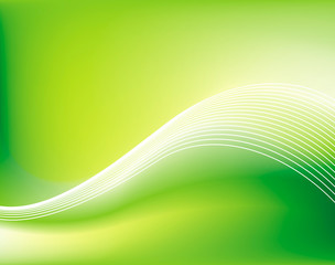 Green abstract background vector