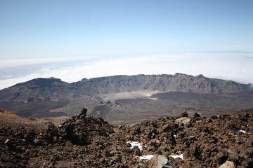 Teide's old crater