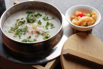 china delicious food-gruel and side dish