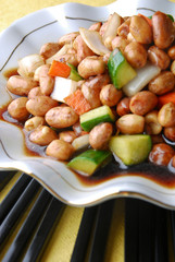 china delicious food-peanut and cucumber