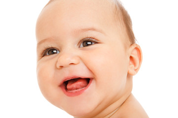 Laughing baby