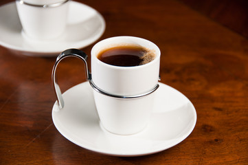 Close-up of a cup of coffee