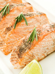 Baked salmon