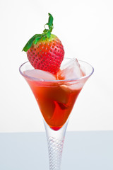 Strawberry cocktail