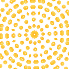 Kaleidoscope of orange