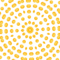 Kaleidoscope of orange