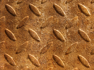 Relief  surface  rusty  metal