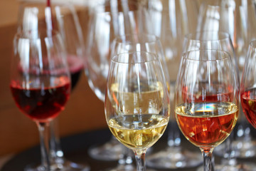wine glasses
