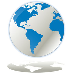 Globe concept icon web internet vector illustration
