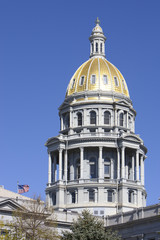 Fototapeta na wymiar Kolorado Capitol Dome Szczegóły