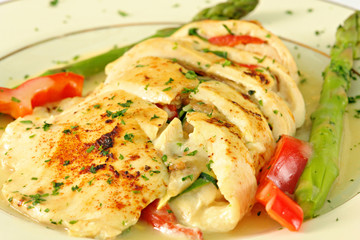 Filet of Sole Stuffed with Crab