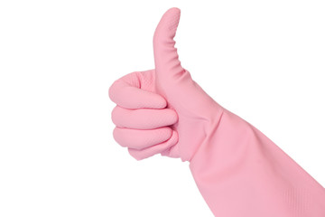 gloves with a raised thumb