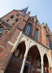 Fototapeta na wymiar St.Petrikirche in Hamburg