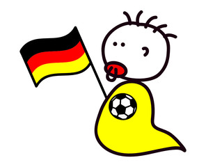 Fussball-Baby