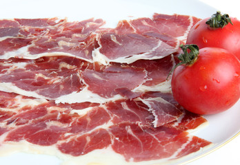 jamon y tomates