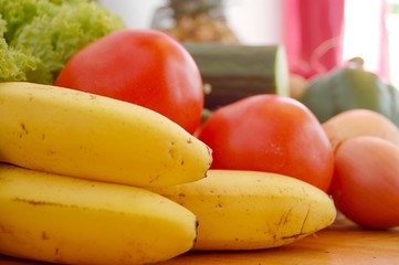 Banane, Tomate, Gurke