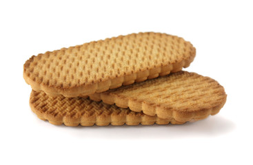 Cookies on a white background